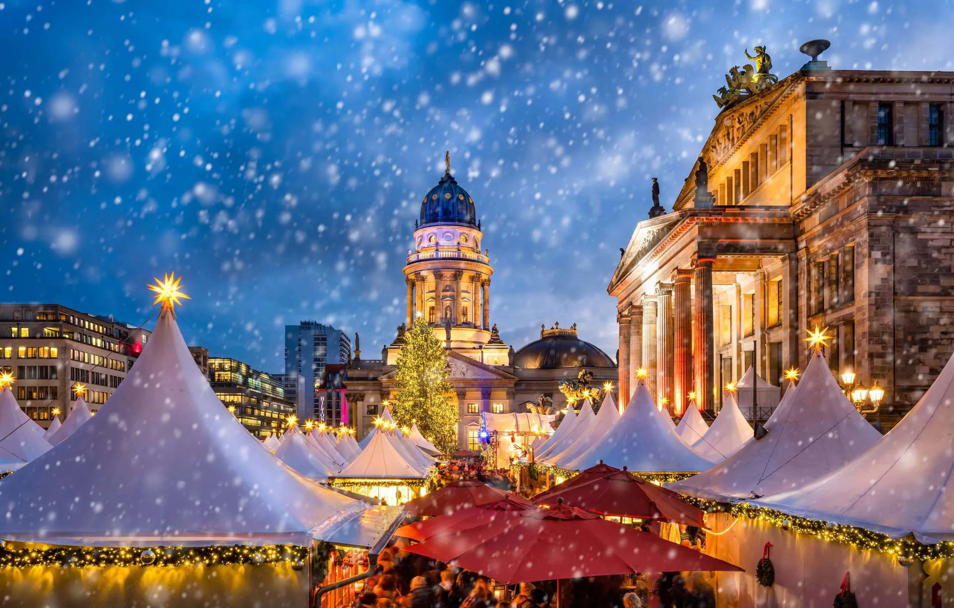 Christmas Markets Berlin Snow Image