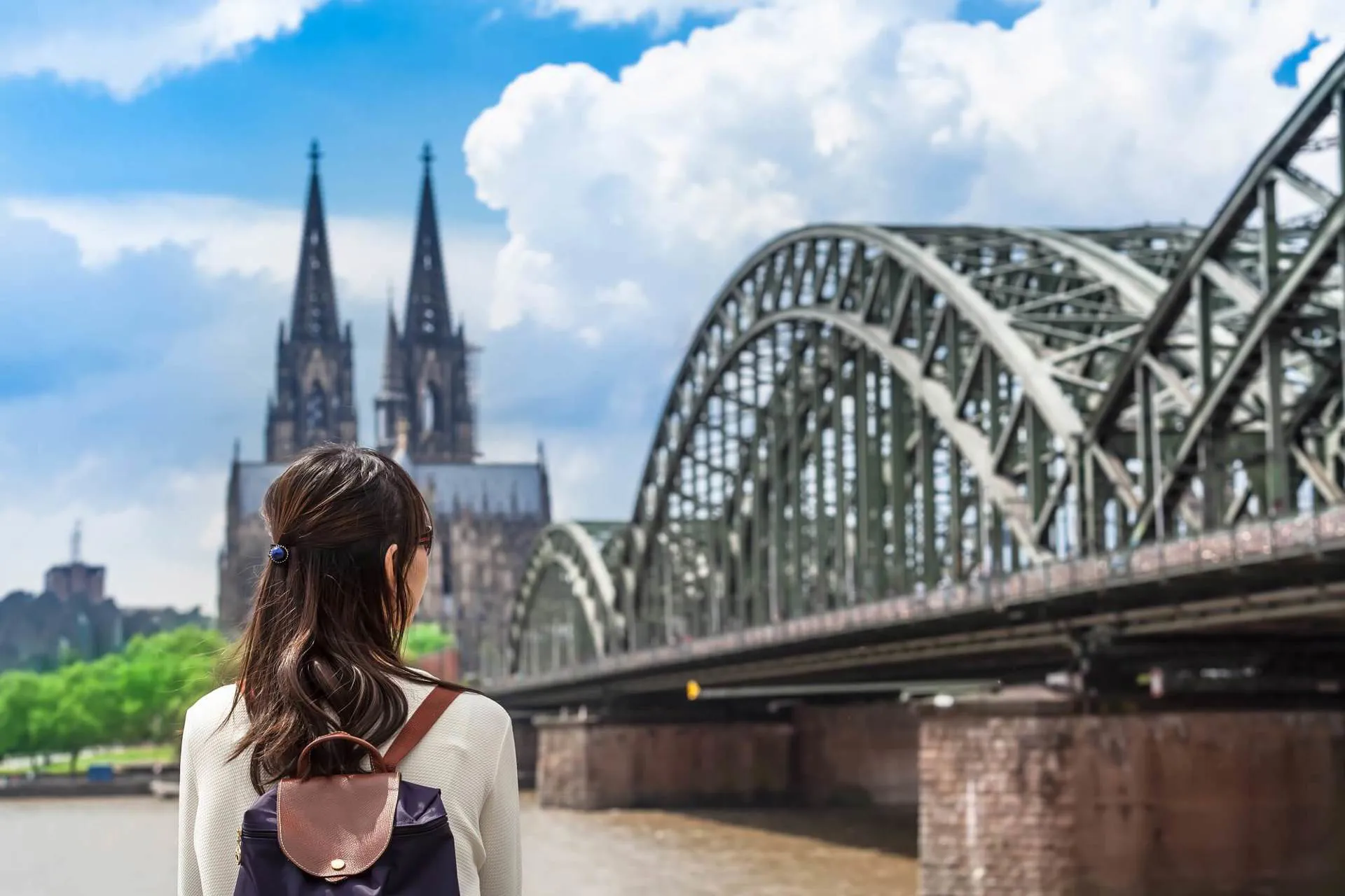 Rhineland Cologne Bridge in Germany