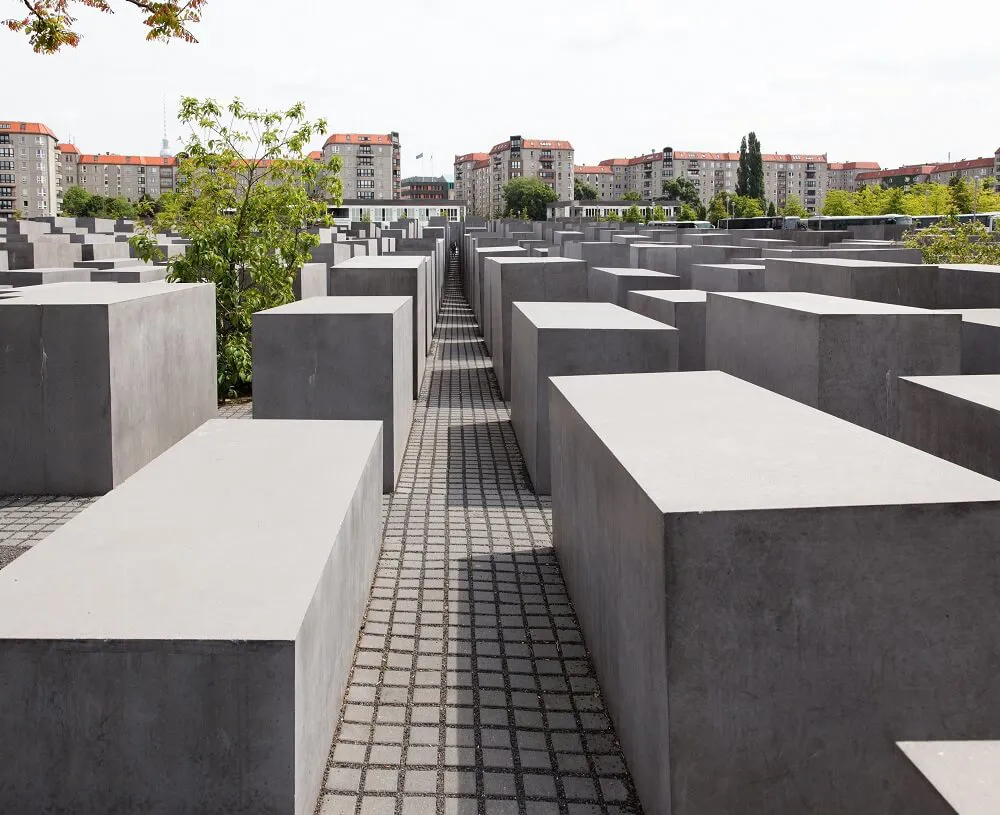 The Berlin Jewish Memorial, remembering those in the Holocaust.