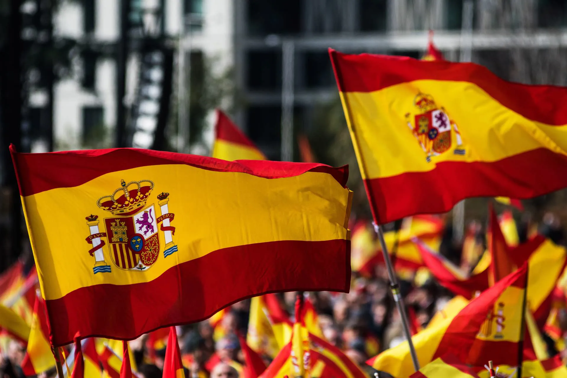 Spanish Flags Image