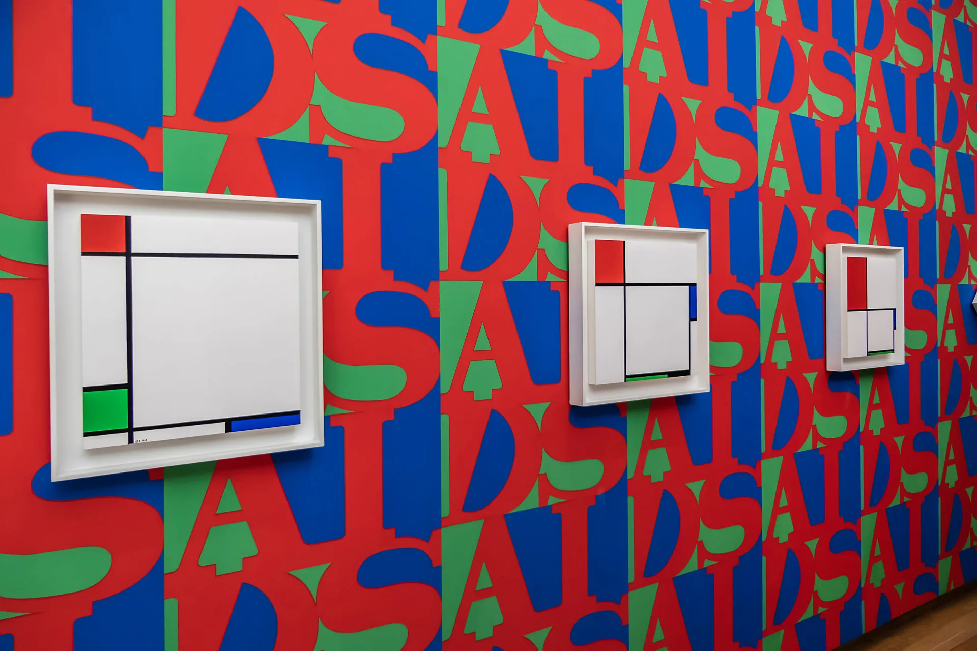 A funky art piece in the Stedelijk Museum in Amsterdam.