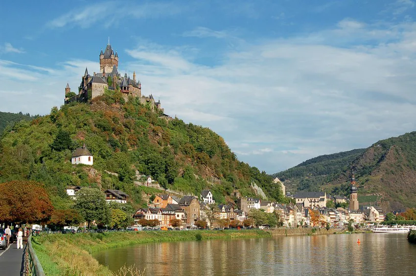 Cochem town in Germany