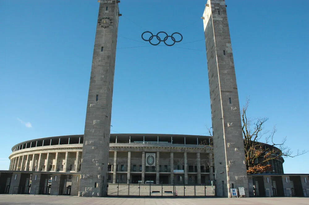 The Berlin Olympic Stadium Building in Germany.