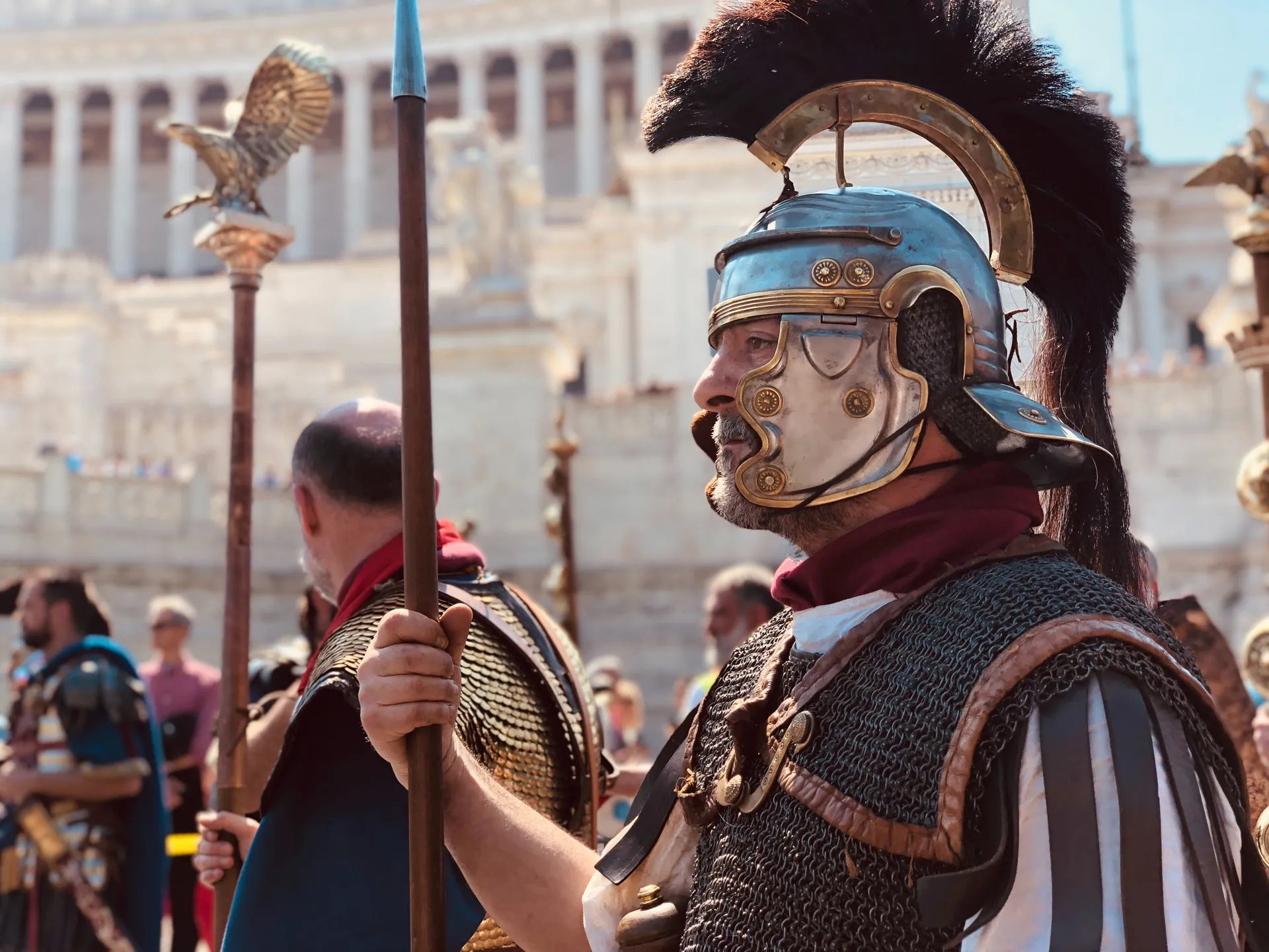 Centurion Soldier Reenactment Image