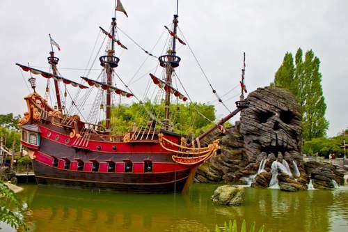 Pirates of the Caribbean attraction at Disneyland Paris.