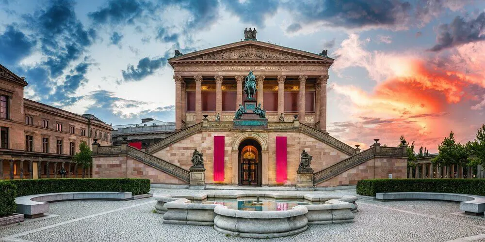 Barlin Alte Nationalgalerie Museum in Berlin, Germany.
