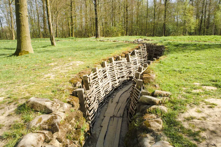Bayernwald Wooden Trench Of World War 1 Image