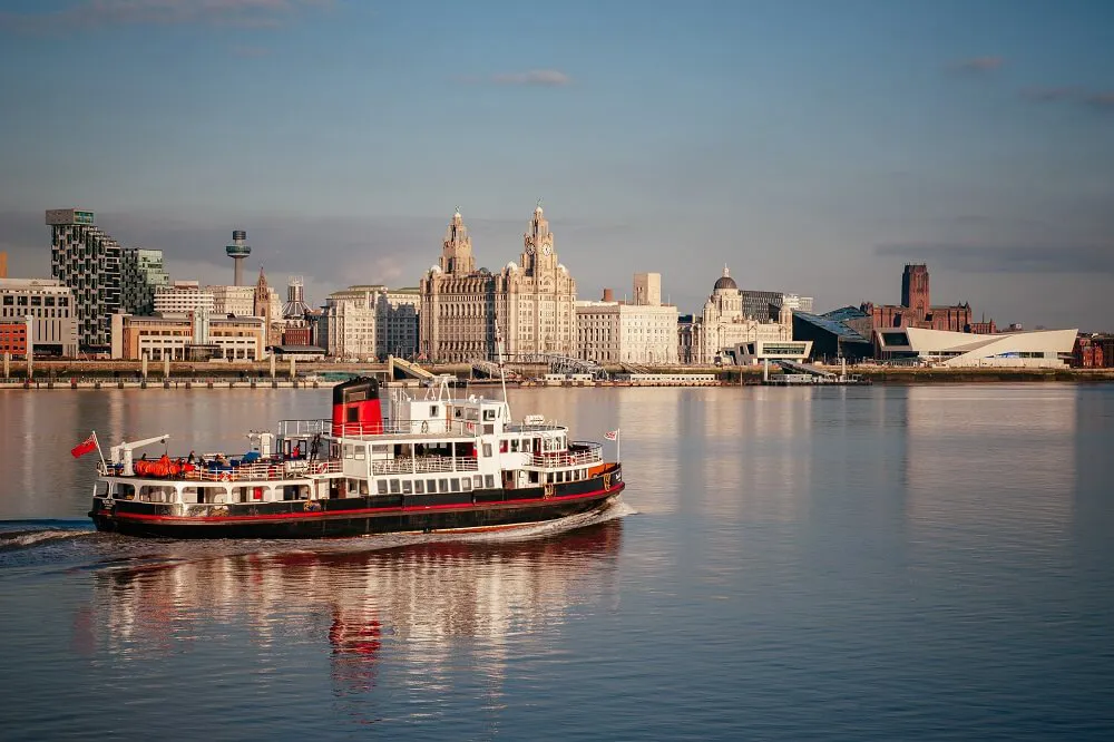 Liverpool - Ferry On The Mersey Image