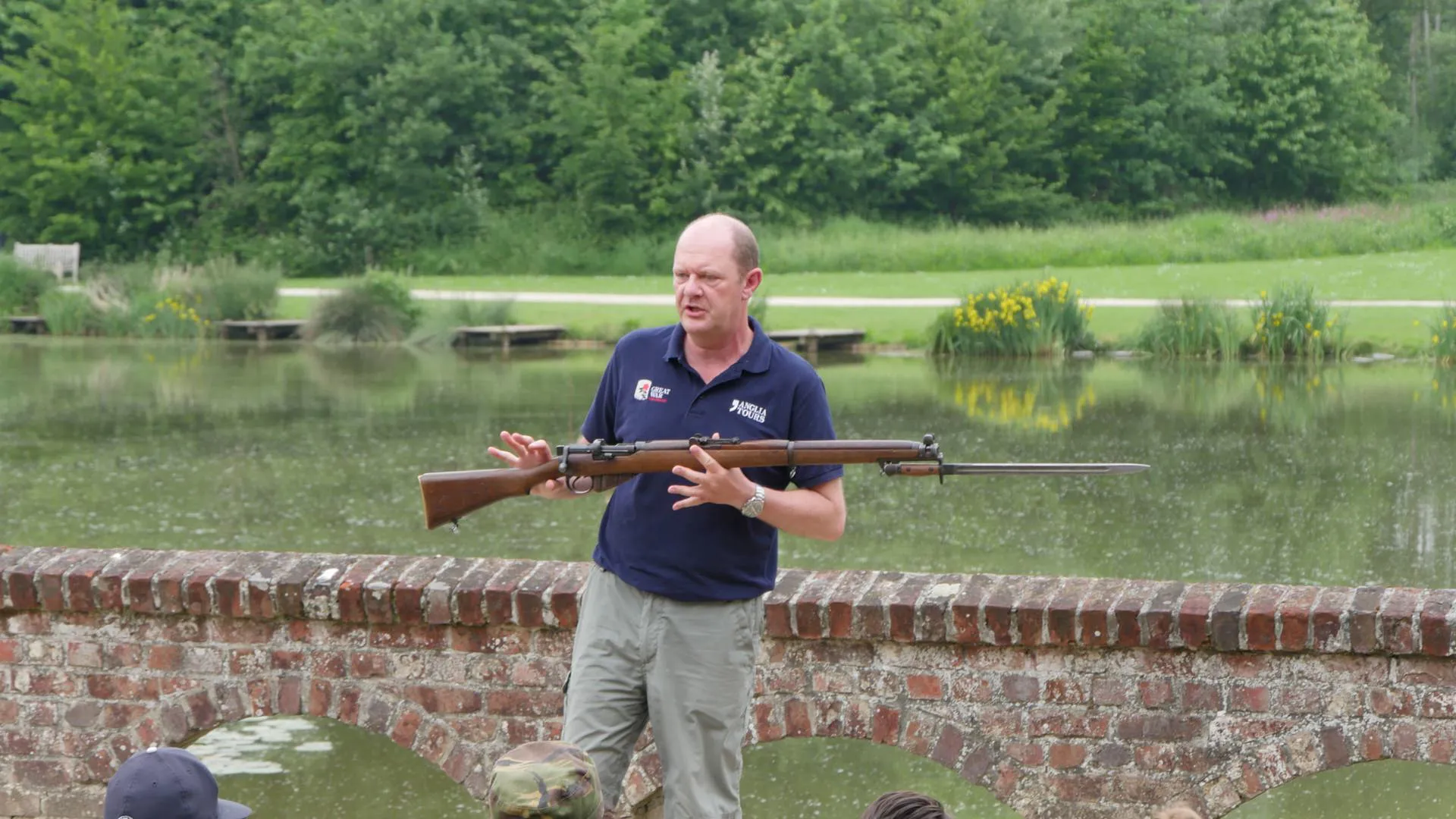 Andy White, Kit Demonstration - Memorial Museum Passchendaele, Flanders Image