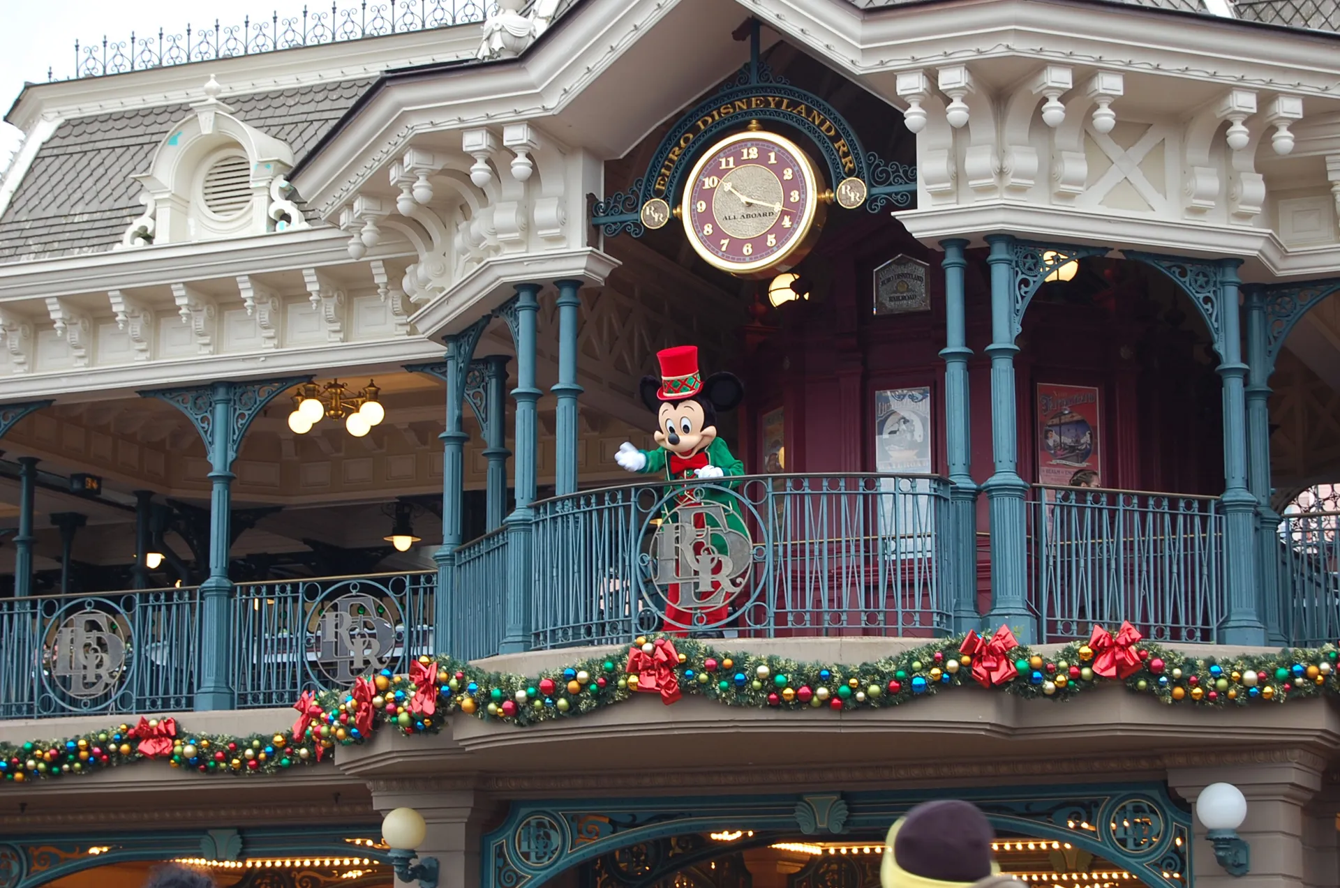 Picture of Mickey Mouse at Christmas taken by a student from Kingsmeadow Community School