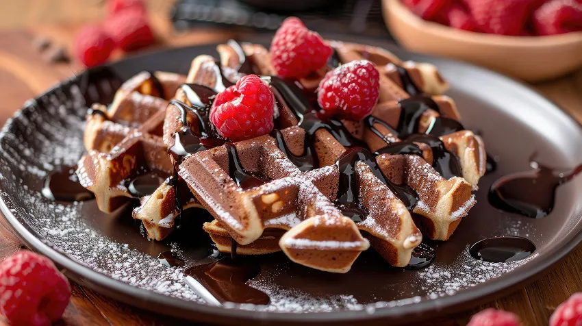 Waffle Making Image